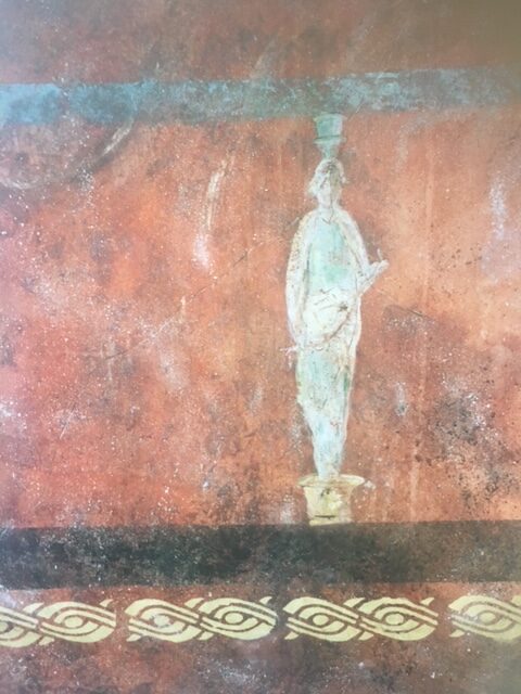 Panneau décoratif façon Pompéi