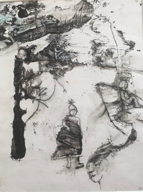 Sans-titre - Technique-mixte- 2022 - MLD - 24x30