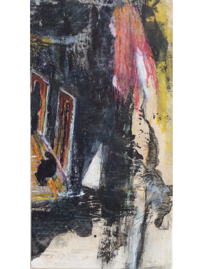 Au bout du bout - 21x12 - Technique mixte - Magali LE DOZE