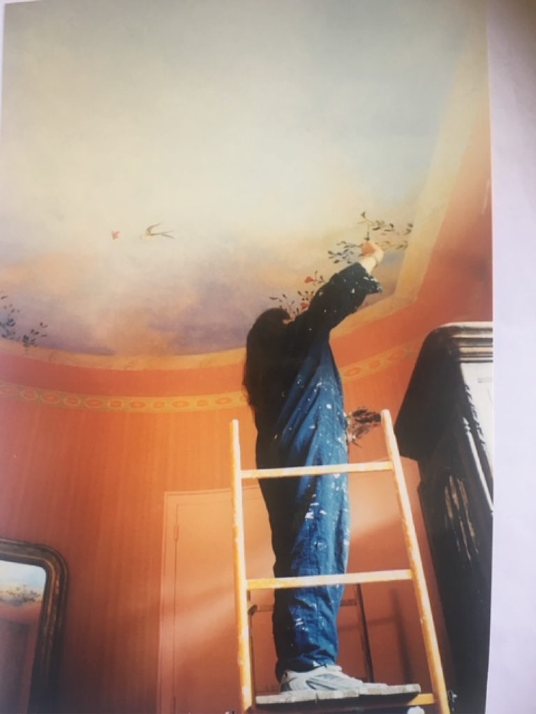 Ciel Peint chambre 40 m2 - Versailles - Magali LE DOZE et Nijazi HASHANI