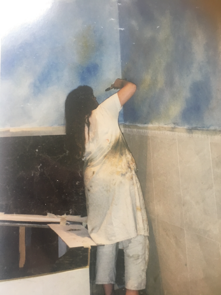 Ciel peint - huile - Masterceram Tarascon - Magali LE DOZE