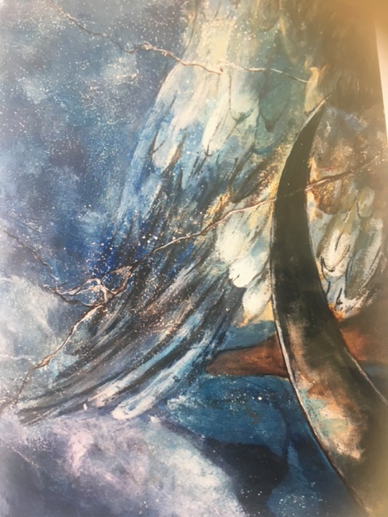 D'après l'œuvre de Tiepolo - L'Ange de la Mort - Détail - Huile - Magali LE DOZE