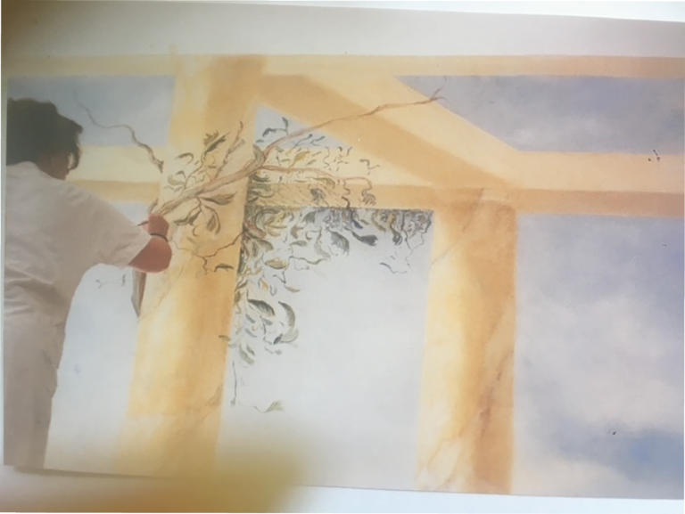 Détail 3 fresque murale.- Boulogne Billancourt - Magali LE DOZE