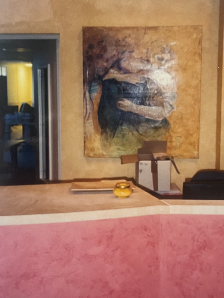 Détail stuc rose - Nijazi HASHANI