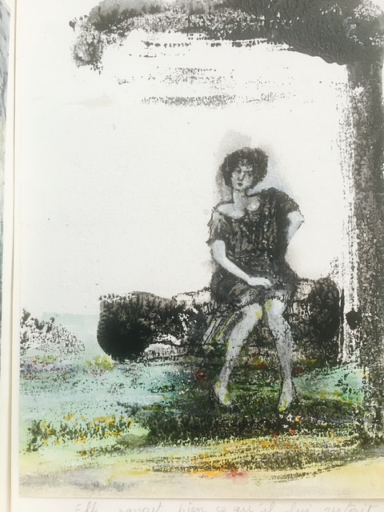 Elle savait très bien ce qu'il lui restait à faire - 25x19 - Encre et technique mixte - 2022 - Magali LE DOZE