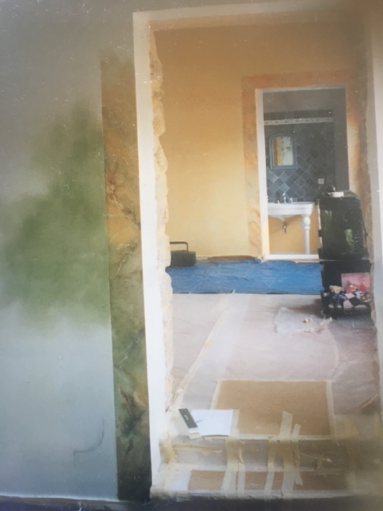 Faux marbre - Ancien cloître Courthézon - Magali LE DOZE