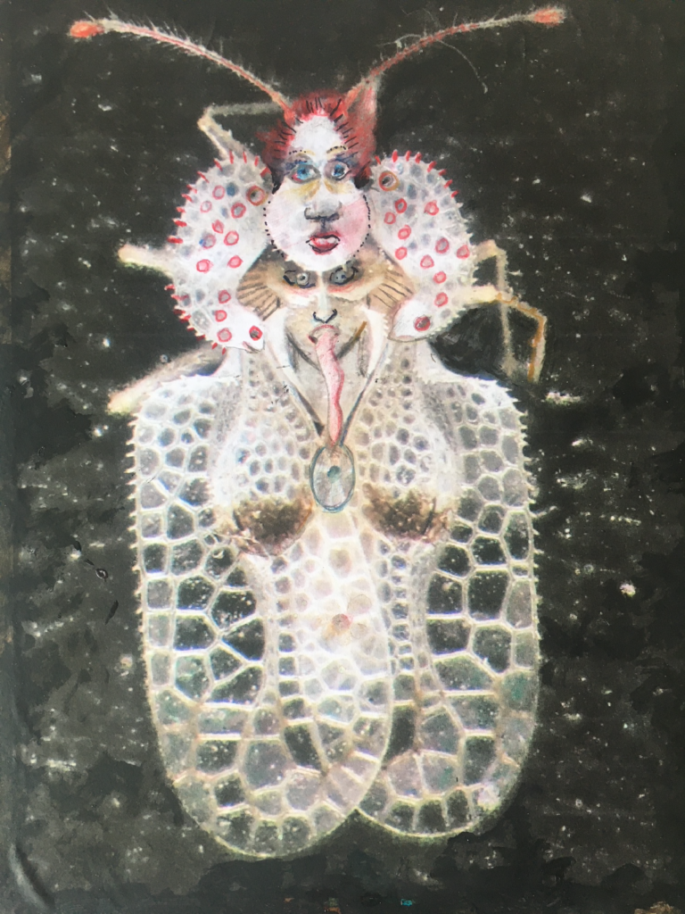 Insecte 1 - 30x21 - Technique mixte - 2020 - Magali LE DOZE