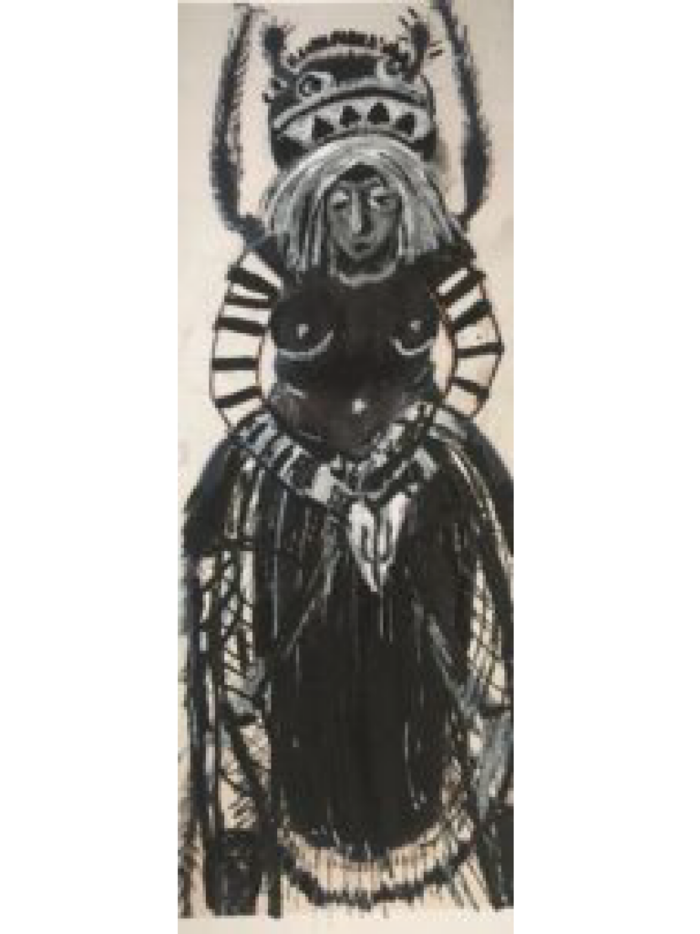 Insecte 13 - 10x16 - Technique mixte - 2024 - Magali LE DOZE