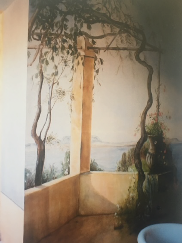 Paysage devant baignoire - Magali LE DOZE