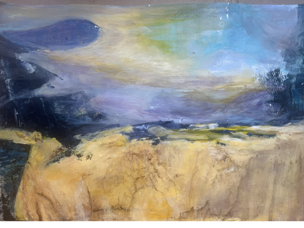 Sans-titre 1 - 29x42 - Acrylique - 2023 - Magali LE DOZE