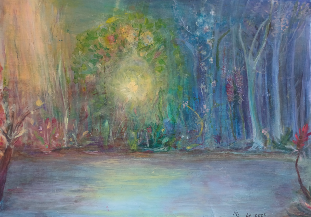 Sans-titre 2 - 40x60- Acrylique - 2024 -Magali LE DOZE