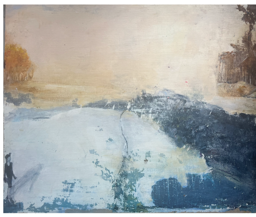 Sans-titre 5 - 50x40 - Huile sur toile - Magali LE DOZE