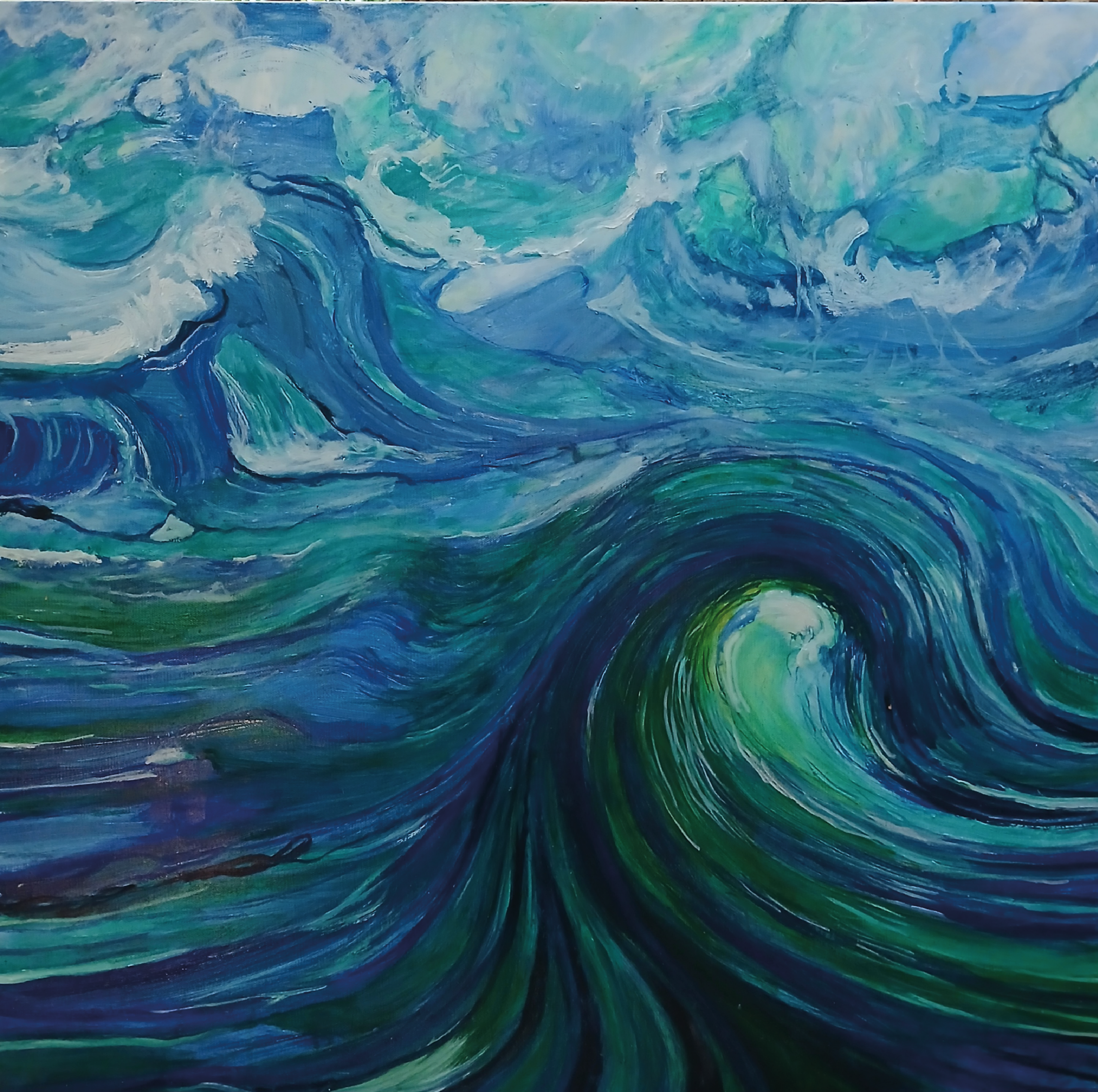 Sans titre 5 - Huile - 2025 - Nijazi HASHANI