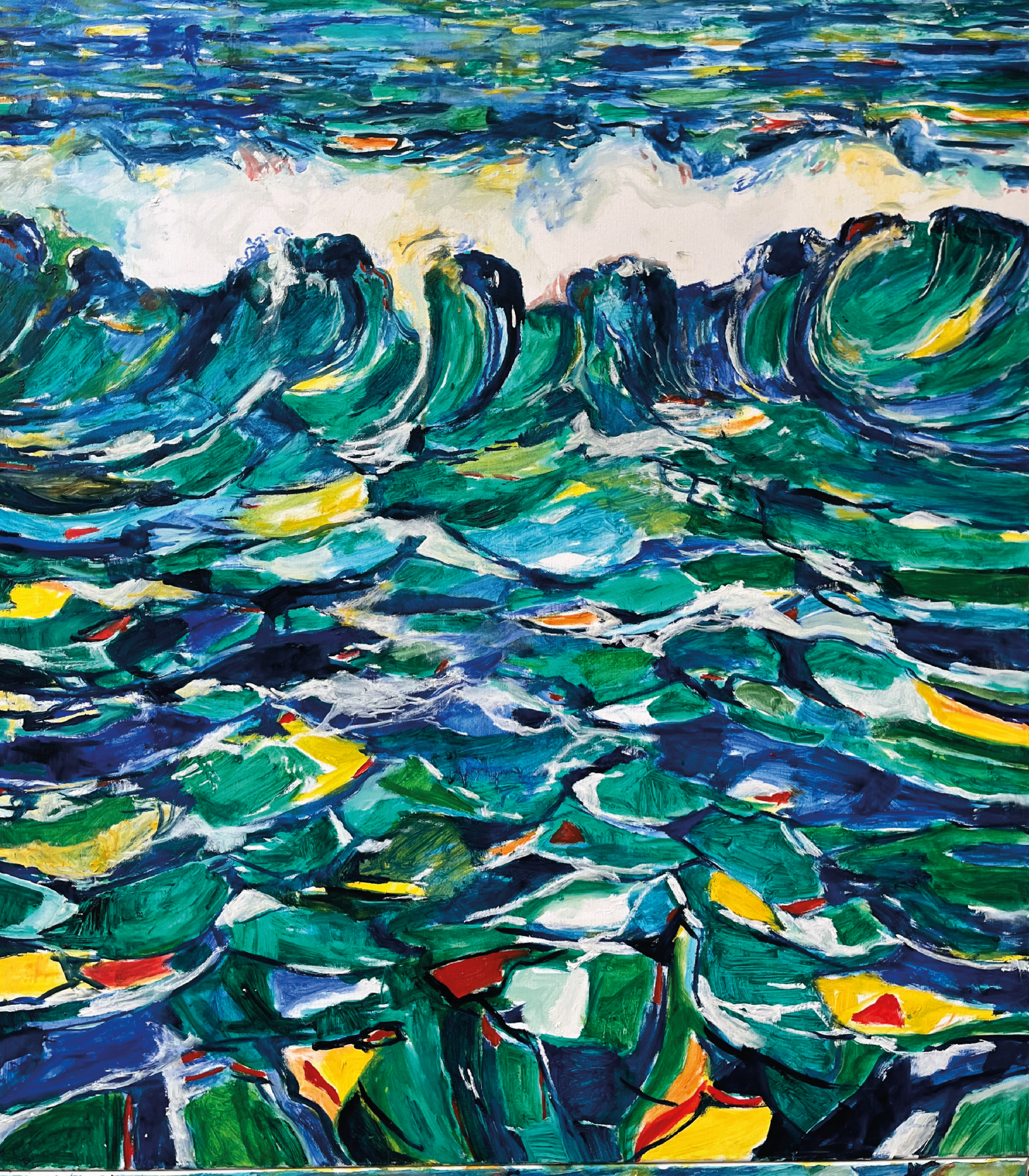 Sans titre 7 - 120x100 - Huile - 2018 - Nijazi HASHANI