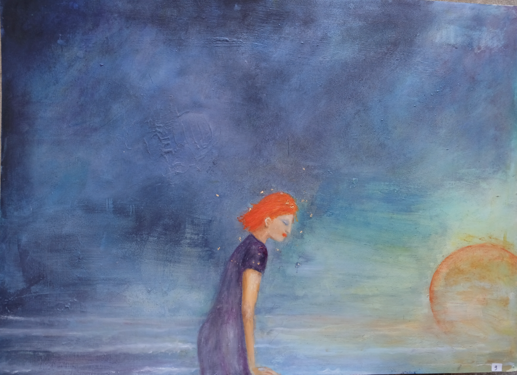 Soleil - 75x102 - Huile - 2025 - Magali LE DOZE