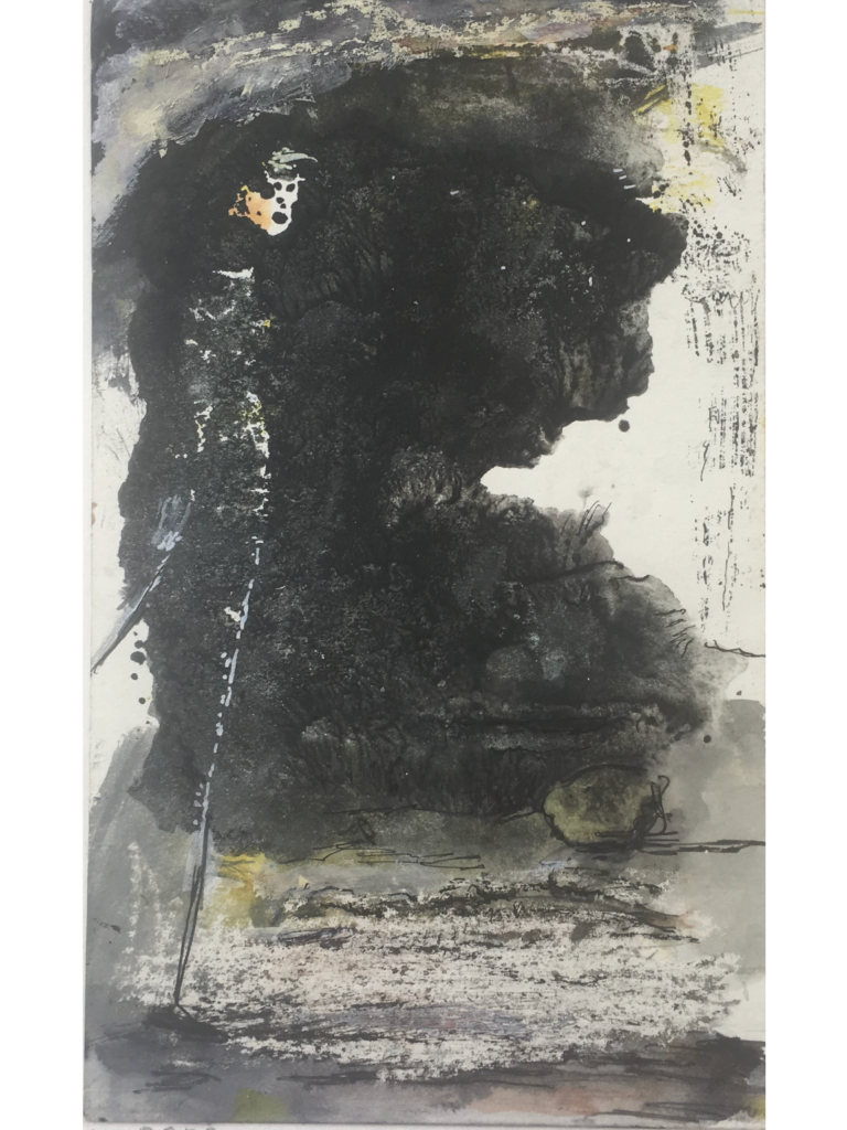 Tout est dit - 20x14 - Technique mixte - 2023 - Magali LE DOZE