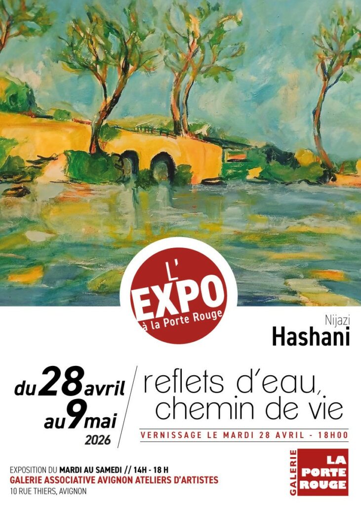 Affiche Reflets d'eau - Nijazi HASHANI - AVRIL ET MAI 2026