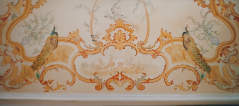 Détail - Plafond peint - Huile - Nijazi HASHANI