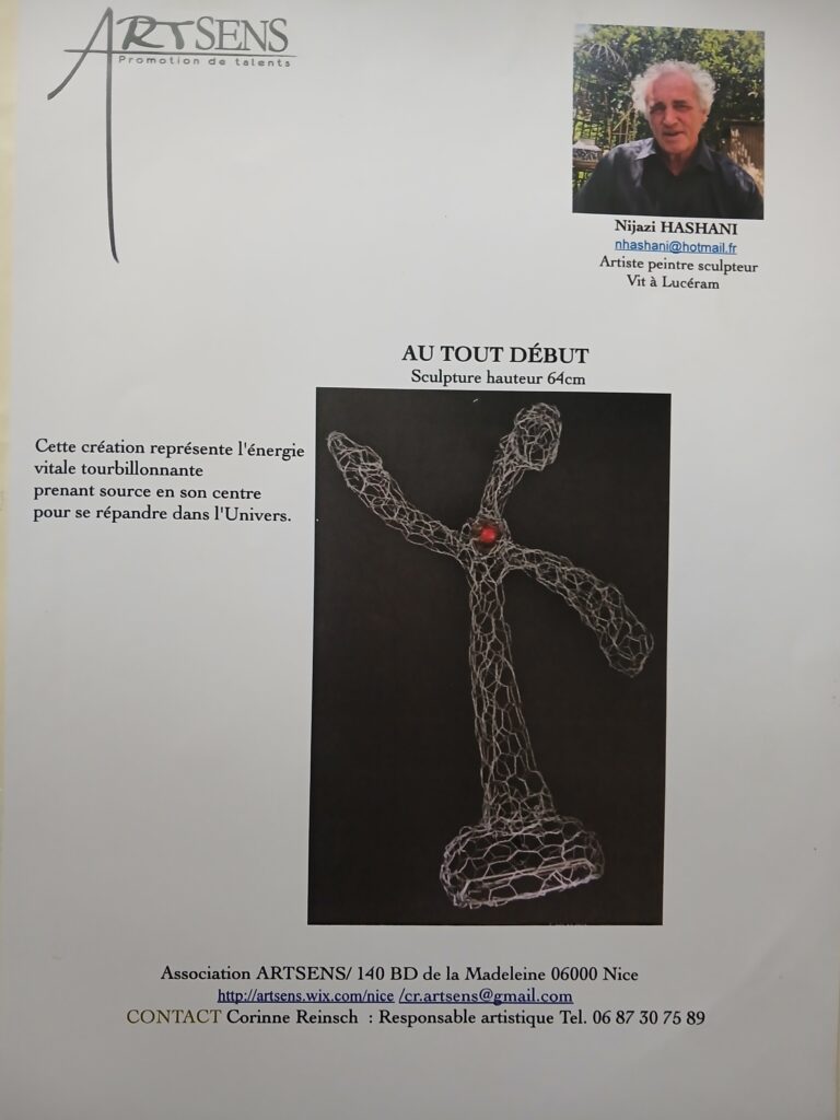 Au tout début - ArtSens - Nice - Nijazi HASHANI