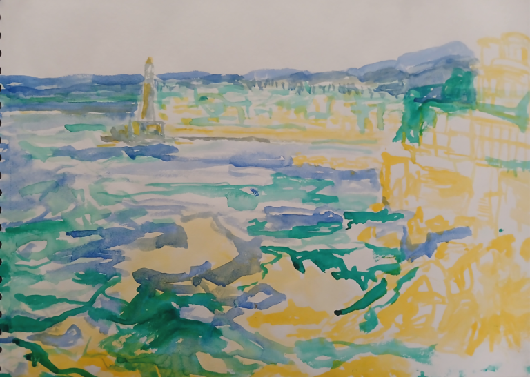 Nice 1 - Aquarelle - 2022 - Nijazi HASHANI