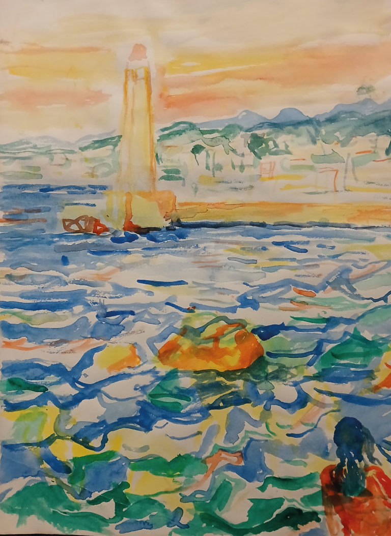 Nice 3 - 42x30 - Aquarelle - Nijazi HASHANI