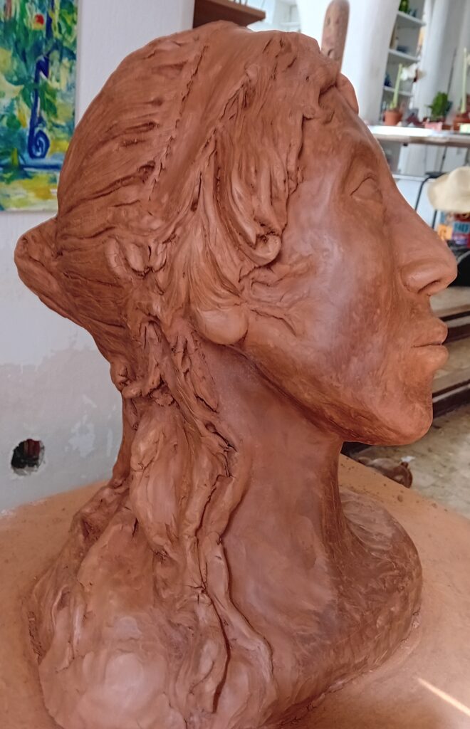 Sculpture - Terre h=40 - 2023 - Nijazi HASHANI