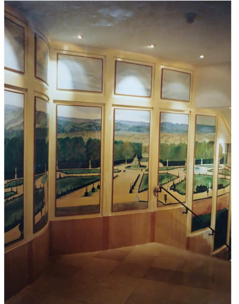 Versailles - Palais des Congrès - Toile marouflé - Huile - Nijazi HASHANI