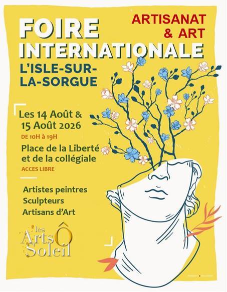 Affiche Les Arts au Soleil - 14 et 15 Aout 2026
